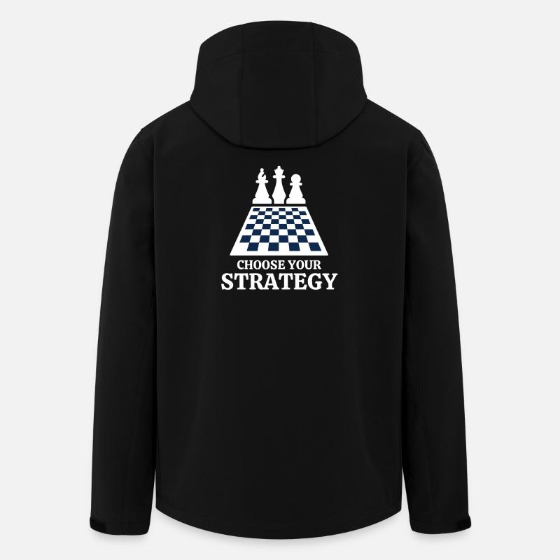 chess, chess, chess and mat - Men’s Recycled Softshell Jacket by Stanley/Stella - black