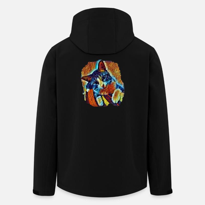 Lukas - Men’s Recycled Softshell Jacket by Stanley/Stella - black