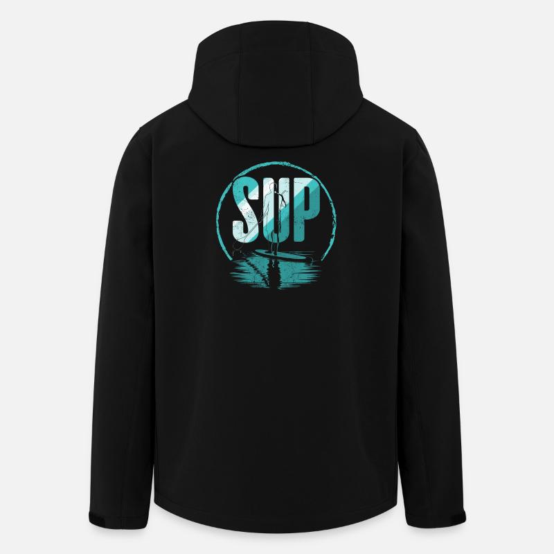 SOUPER - Veste softshell homme en polyester recyclé Stanley/Stella - noir