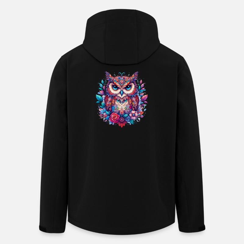 Hibou - Veste softshell homme en polyester recyclé Stanley/Stella - noir