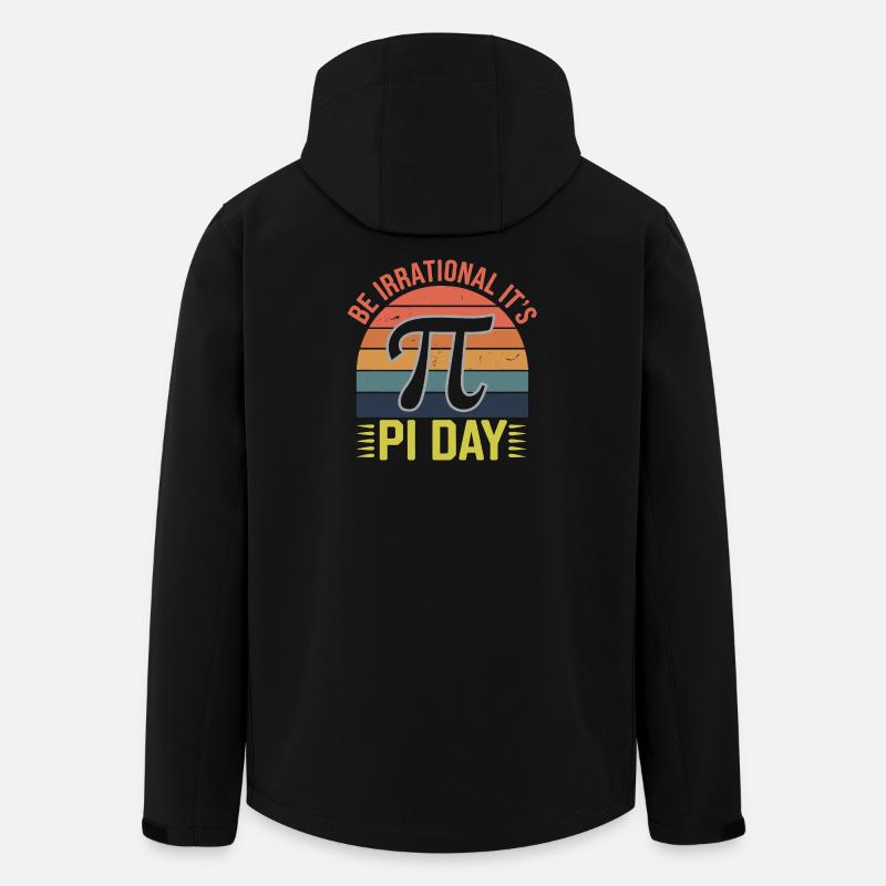 Be Irrational - It's Pi Day! - Men’s Recycled Softshell Jacket by Stanley/Stella - black