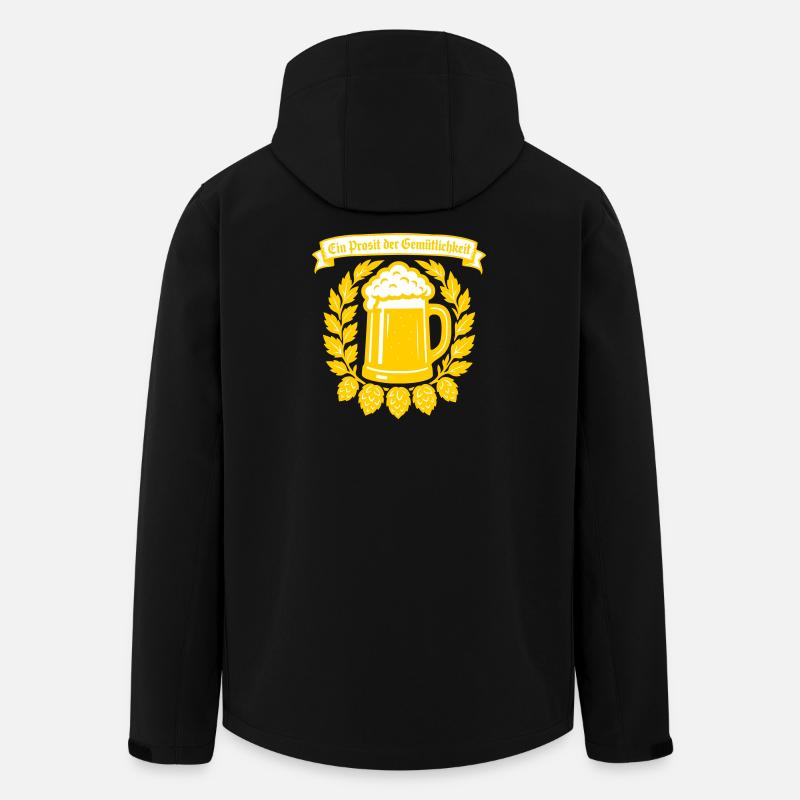 Ein Prosit der Gemütlichkeit - Veste softshell homme en polyester recyclé Stanley/Stella - noir