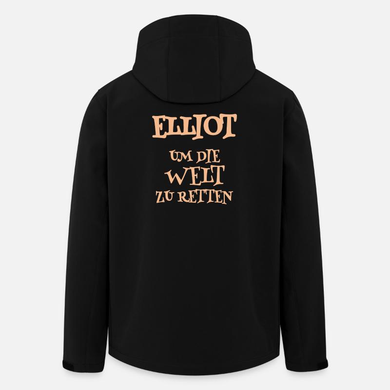 Elliot - Recycelte Männer Softshell-Jacke von Stanley/Stella - Schwarz