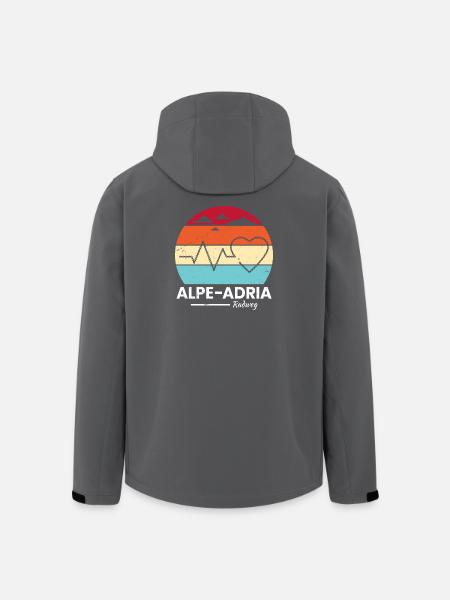 Alpe-Adria Bicycle - Men’s Recycled Softshell Jacket by Stanley/Stella - black