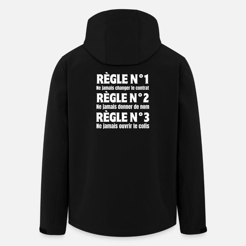 Zusteller, Postbot, Zusteller - Recycelte Männer Softshell-Jacke von Stanley/Stella - Schwarz