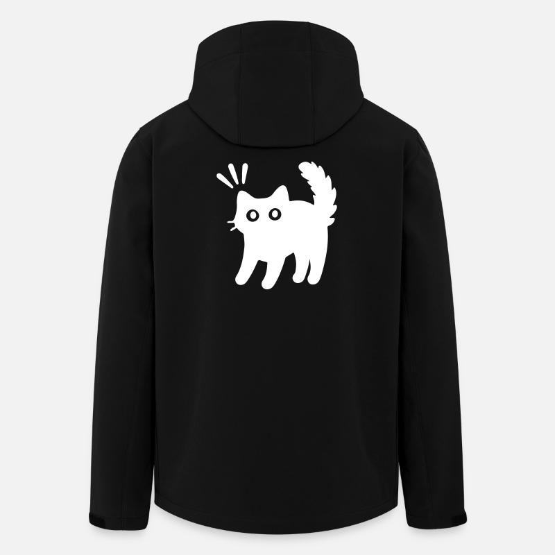 Cat Cat - Men’s Recycled Softshell Jacket by Stanley/Stella - black