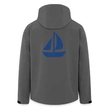 Voilier Voilier Cadeau de Voile - Veste softshell homme en polyester recyclé Stanley/Stella - noir - Dos - AI Model Male 185 light (185cm)
