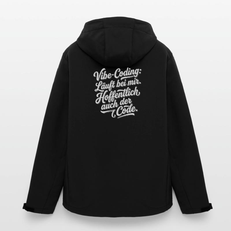 Vibe Coding läuft bei mir hoffentlich Code Recycelte Männer Softshell-Jacke von Stanley/Stella