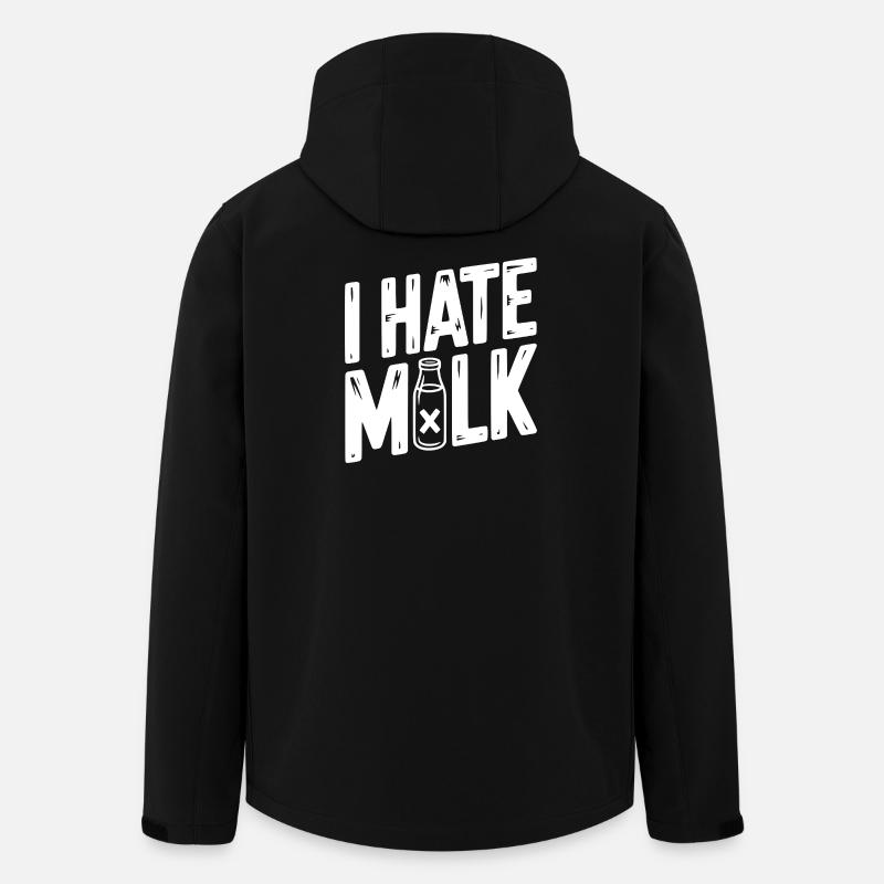 I Hate Milk - Men’s Recycled Softshell Jacket by Stanley/Stella - black