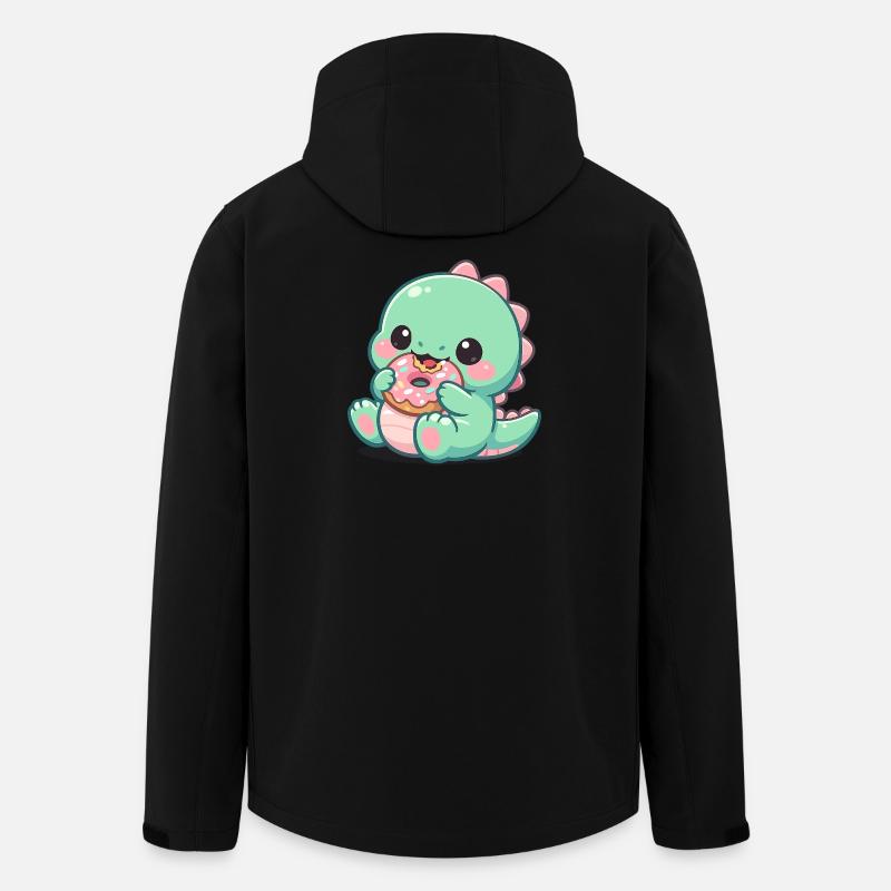 Donut Dino Sugar Joy - Veste softshell homme en polyester recyclé Stanley/Stella - noir