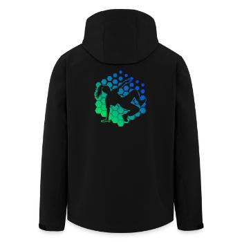 Hip-Hop-Tanz Geschenkidee für die Hip-Hop-Tänzerin - Recycelte Männer Softshell-Jacke von Stanley/Stella - Schwarz - Hinten - AI Model Male 185 light (185cm)