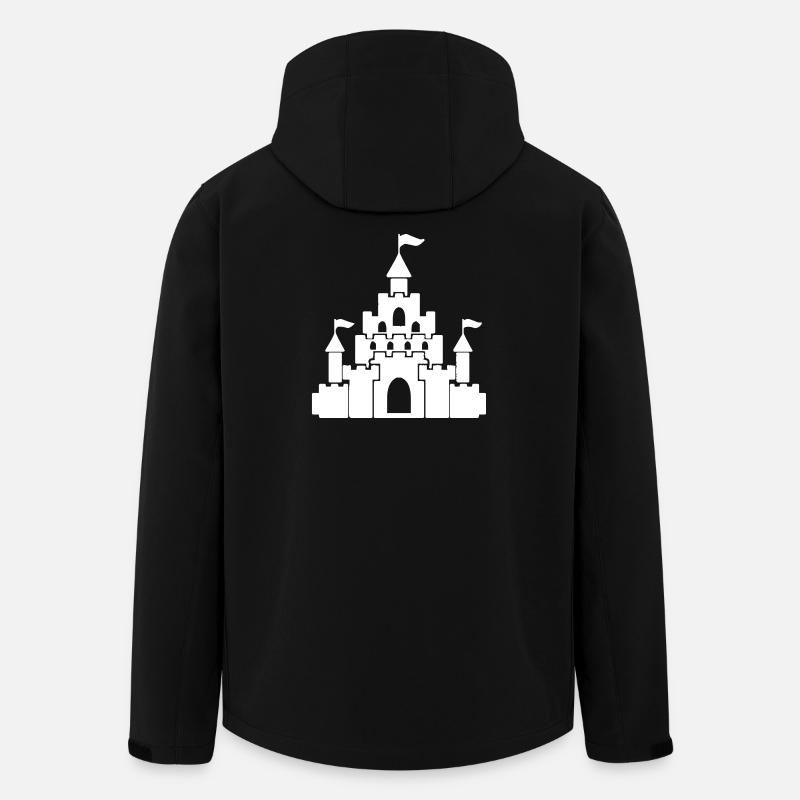 Ein prächtiges Schloss - Recycelte Männer Softshell-Jacke von Stanley/Stella - Schwarz