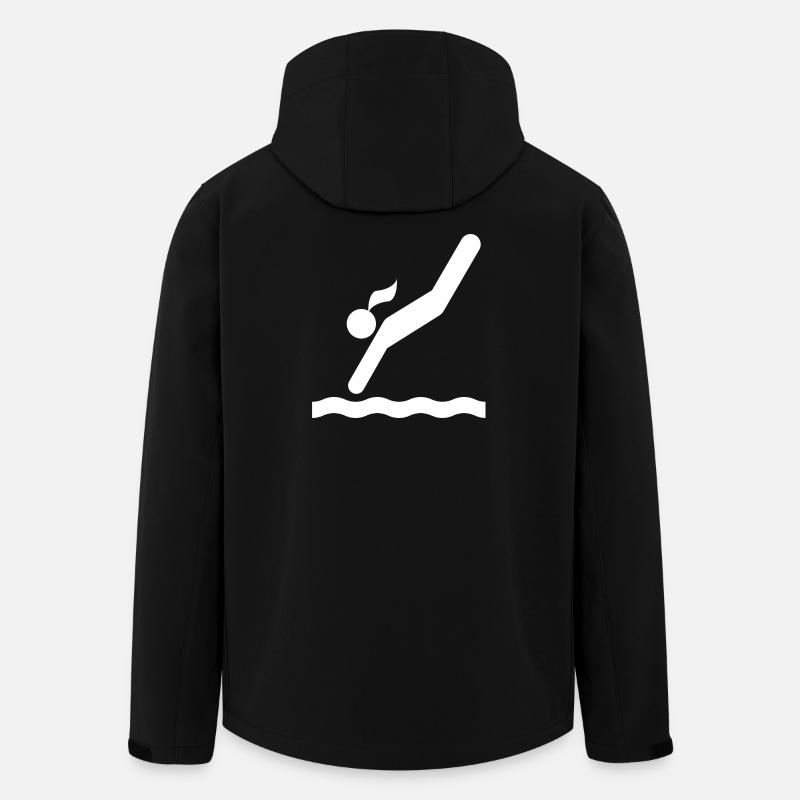 Saut de tour - Veste softshell homme en polyester recyclé Stanley/Stella - noir
