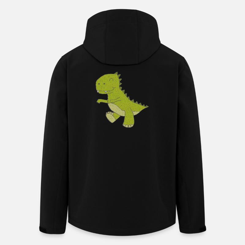 dino klein gewebe - Recycelte Männer Softshell-Jacke von Stanley/Stella - Schwarz