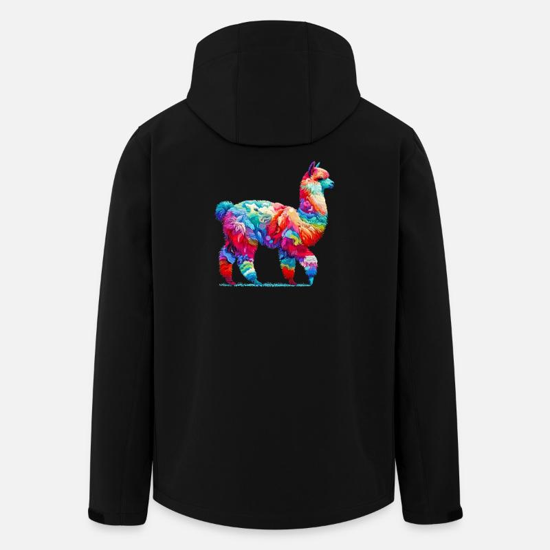 Alpaka - Recycelte Männer Softshell-Jacke von Stanley/Stella - Schwarz