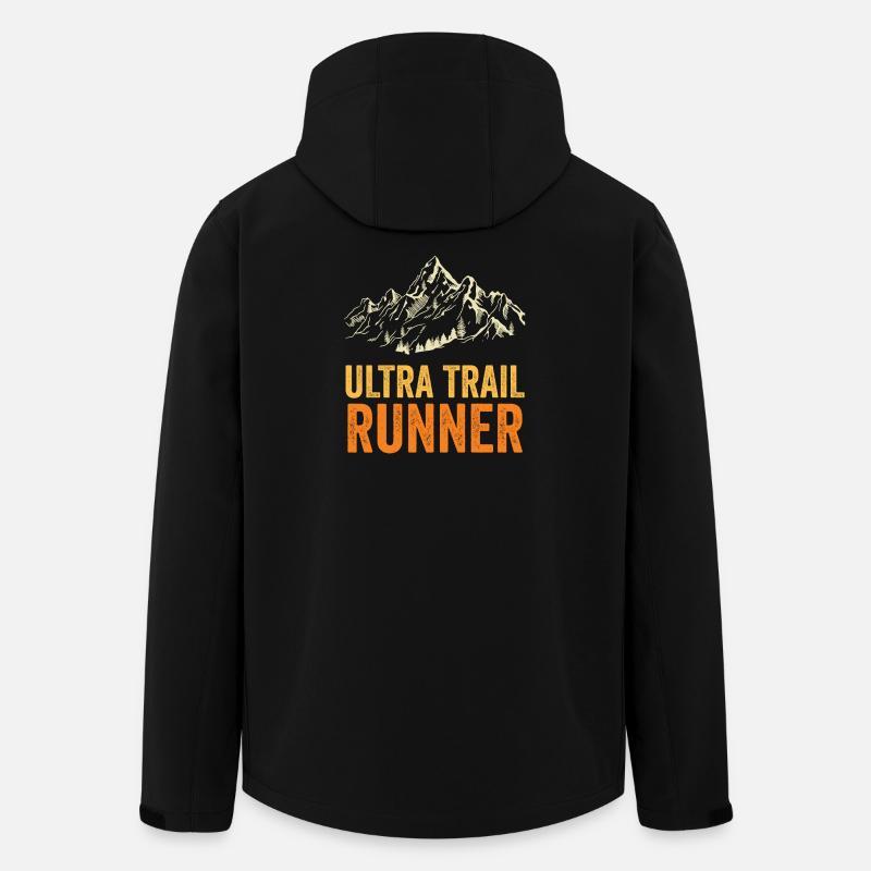 Ultra-Trailrunner - Recycelte Männer Softshell-Jacke von Stanley/Stella - Schwarz