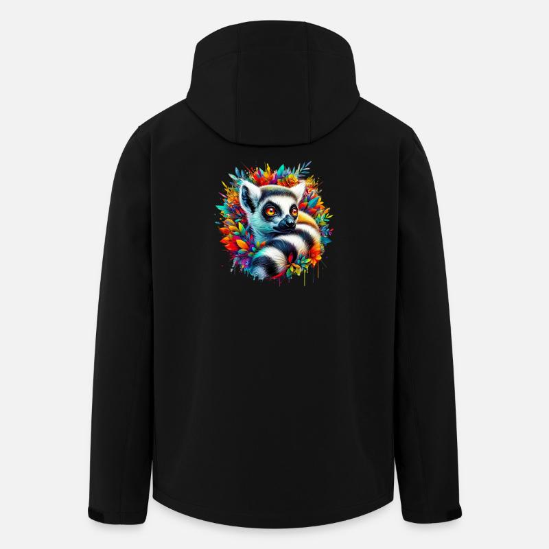 Lemur - Men’s Recycled Softshell Jacket by Stanley/Stella - black