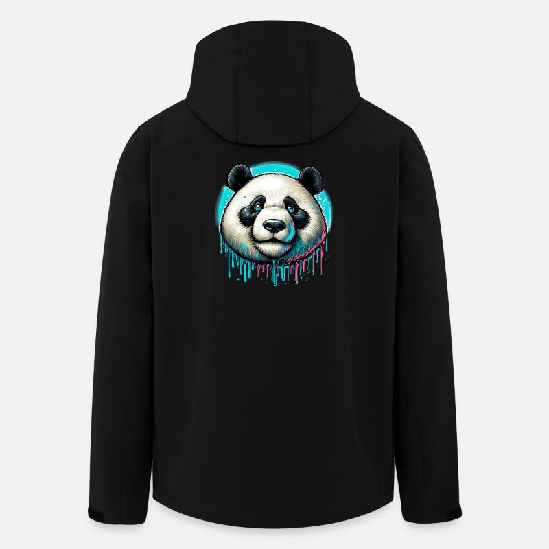 Panda - Veste softshell homme en polyester recyclé Stanley/Stella - noir