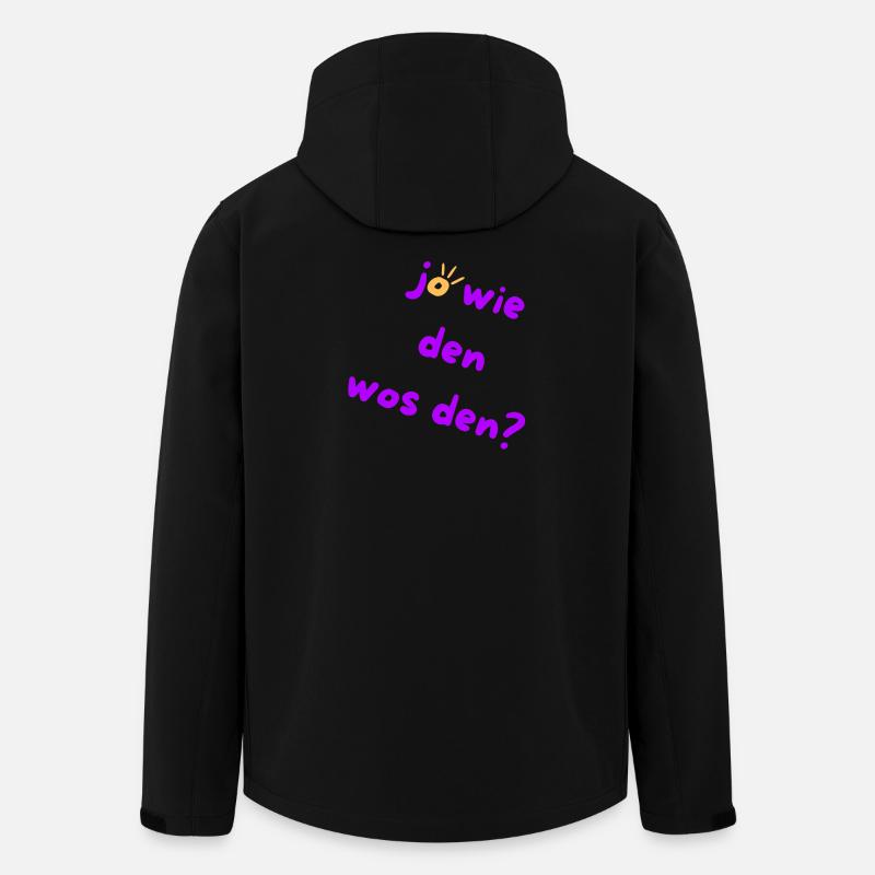 Comment? Pourquoi? Argot 🤠 autrichien - Veste softshell homme en polyester recyclé Stanley/Stella - noir