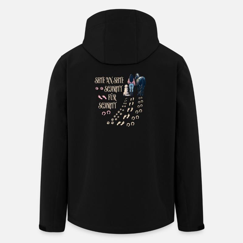 Maîtresse Chien et Cheval - Veste softshell homme en polyester recyclé Stanley/Stella - noir