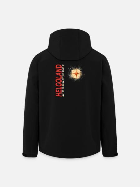 Helgoland - Recycelte Männer Softshell-Jacke von Stanley/Stella - Schwarz