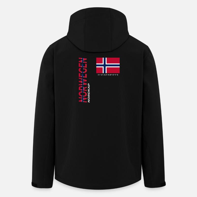 Nordkap - Recycelte Männer Softshell-Jacke von Stanley/Stella - Schwarz