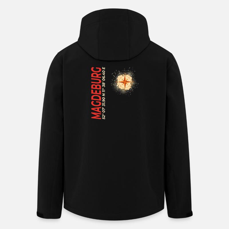 Magdeburg - Recycelte Männer Softshell-Jacke von Stanley/Stella - Schwarz