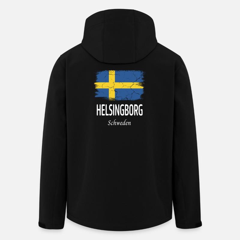 Helsingborg - Recycelte Männer Softshell-Jacke von Stanley/Stella - Schwarz