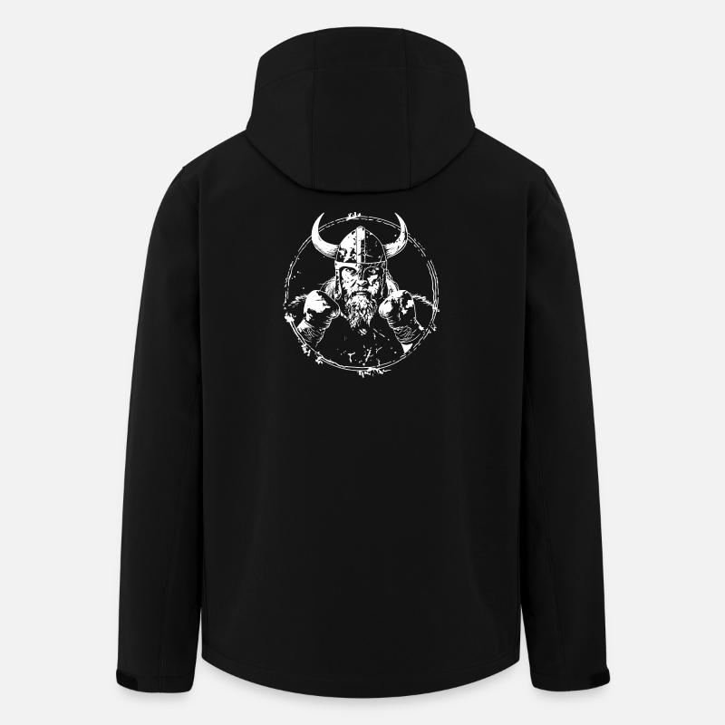 Boxeur Viking Boxe MMA - Veste softshell homme en polyester recyclé Stanley/Stella - noir
