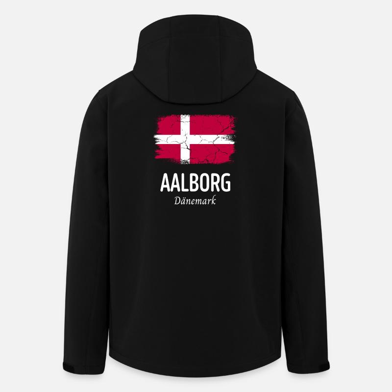 Aalborg - Recycelte Männer Softshell-Jacke von Stanley/Stella - Schwarz