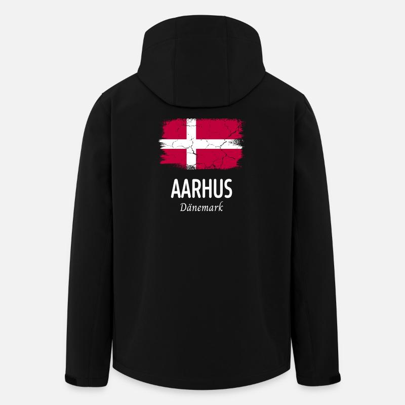 Aarhus - Veste softshell homme en polyester recyclé Stanley/Stella - noir