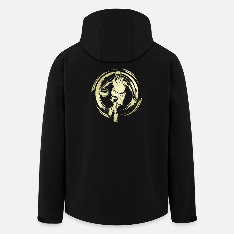 Basketteur Basketteur Basketteur Silhouette - Veste softshell homme en polyester recyclé Stanley/Stella - noir