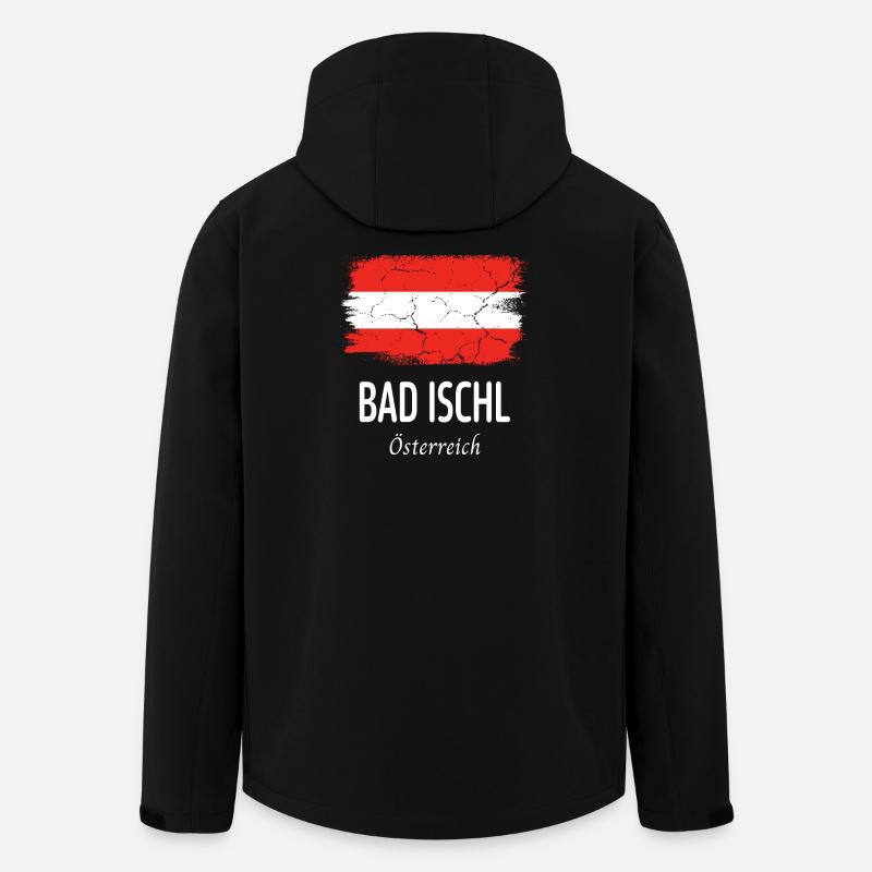 Bad Ischl - Recycelte Männer Softshell-Jacke von Stanley/Stella - Schwarz