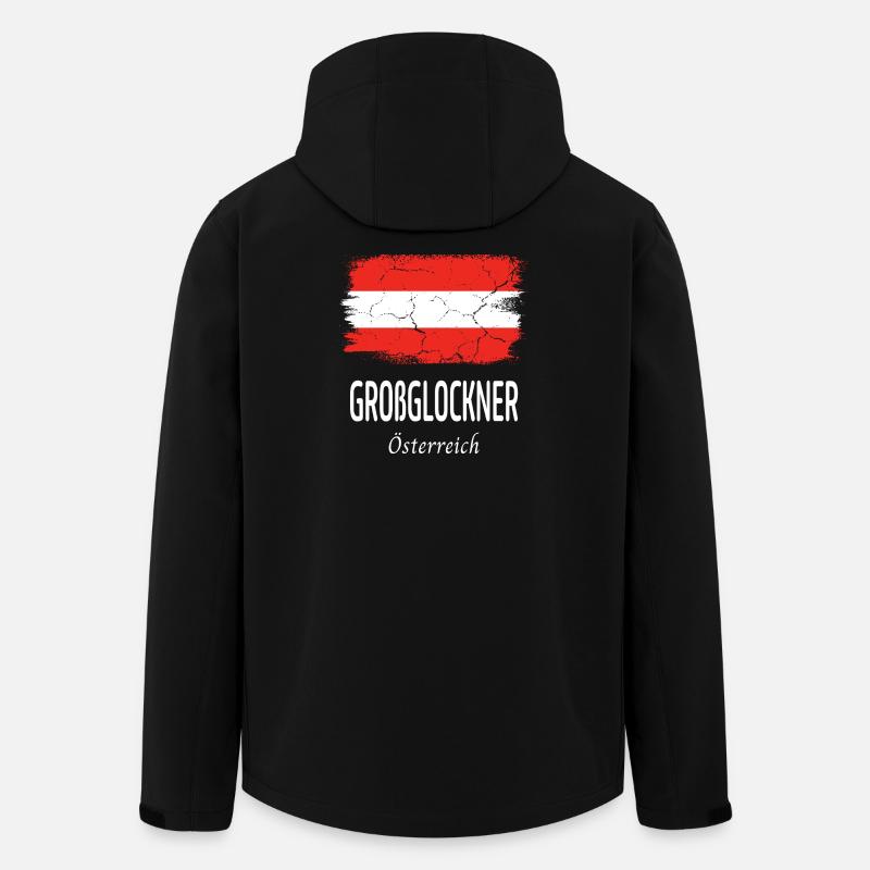 Großglockner - Men’s Recycled Softshell Jacket by Stanley/Stella - black