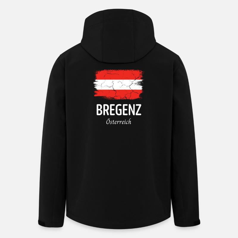 Bregenz - Veste softshell homme en polyester recyclé Stanley/Stella - noir