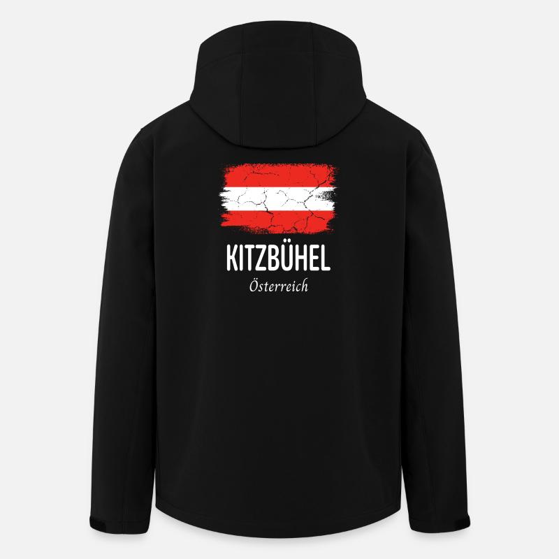 Kitzbühel - Veste softshell homme en polyester recyclé Stanley/Stella - noir