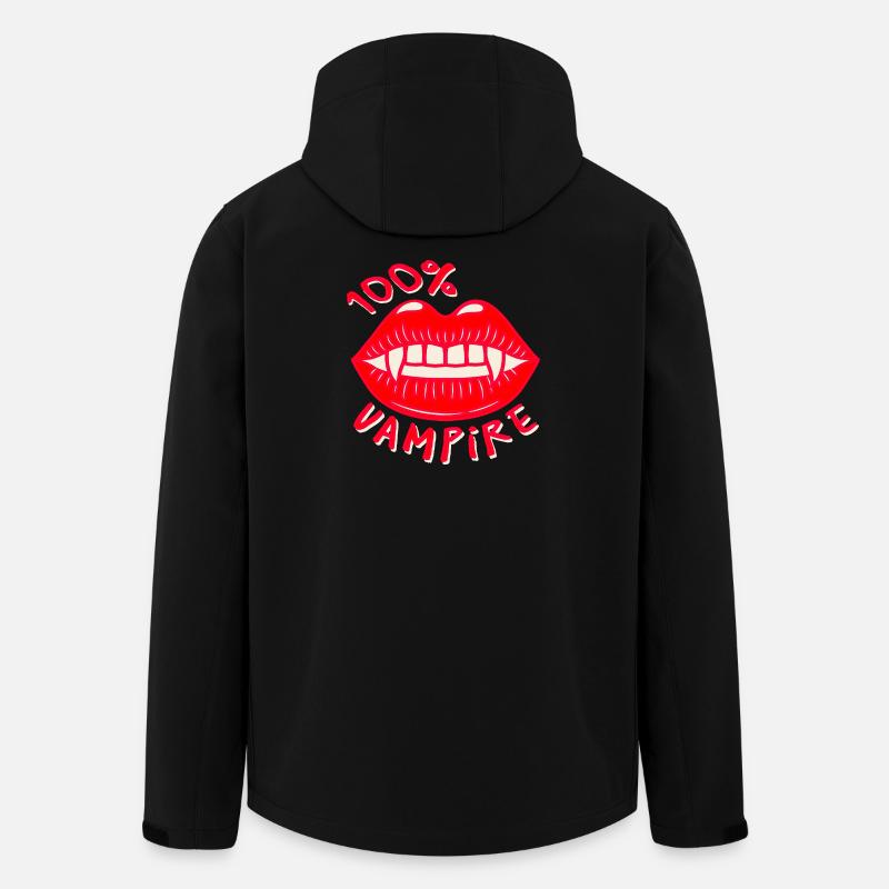 100% Vampire - Recycelte Männer Softshell-Jacke von Stanley/Stella - Schwarz