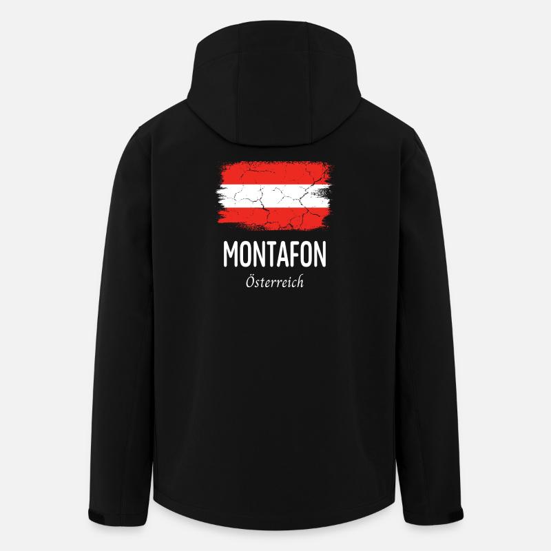Montafon - Men’s Recycled Softshell Jacket by Stanley/Stella - black
