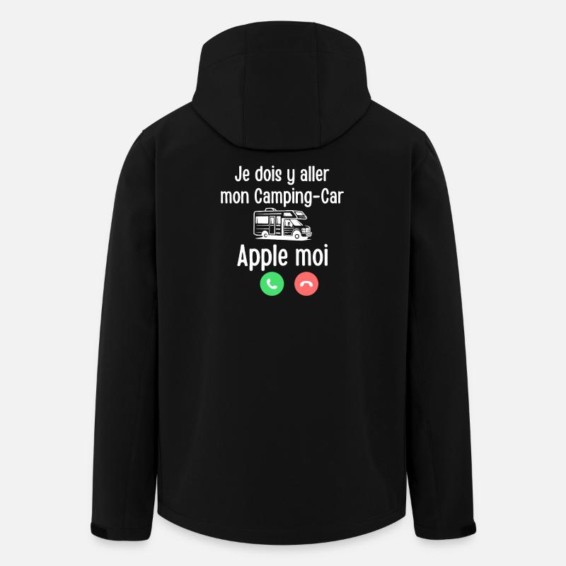 Wohnmobil Apple me - Recycelte Männer Softshell-Jacke von Stanley/Stella - Schwarz