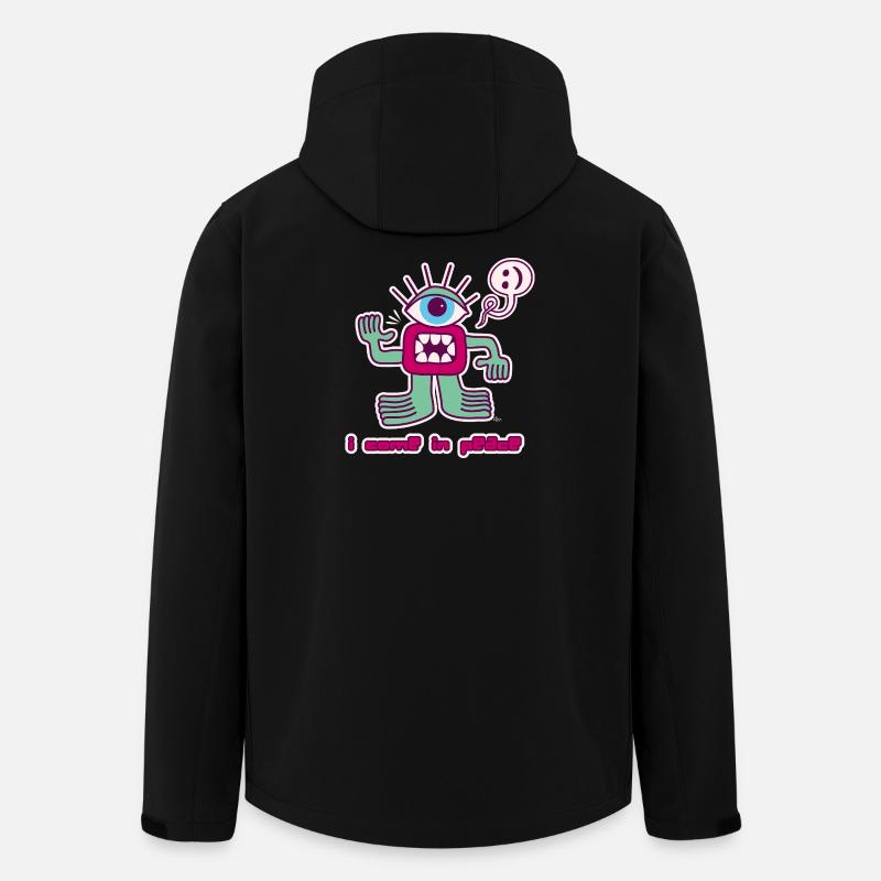 alien - Veste softshell homme en polyester recyclé Stanley/Stella - noir