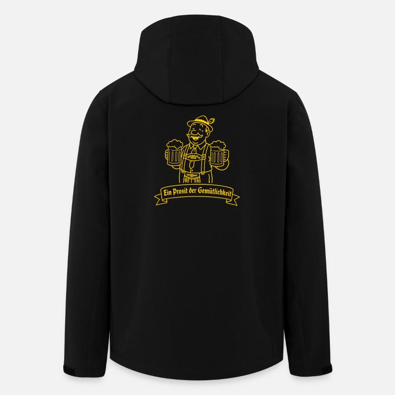 Herr Bier - Ein Prosit der Gemütlichkeit - Veste softshell homme en polyester recyclé Stanley/Stella - noir
