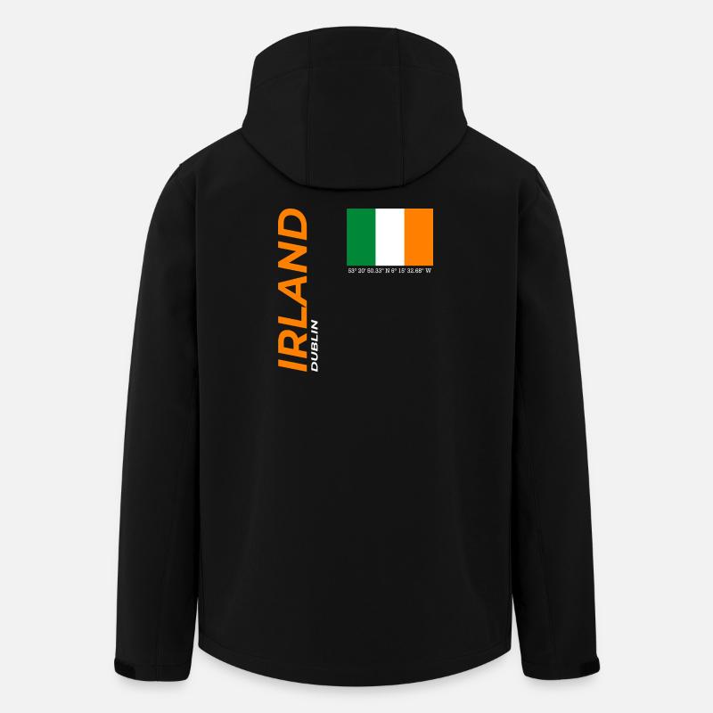 Dublin - Recycelte Männer Softshell-Jacke von Stanley/Stella - Schwarz