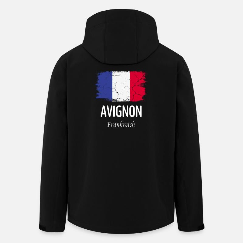 Avignon - Veste softshell homme en polyester recyclé Stanley/Stella - noir