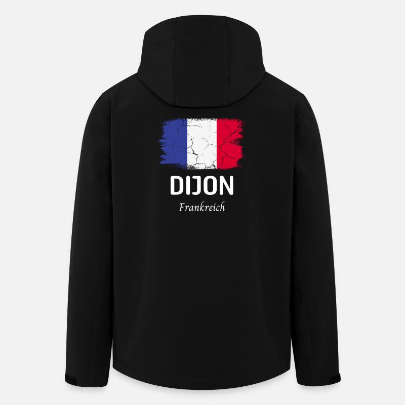 Dijon - Veste softshell homme en polyester recyclé Stanley/Stella - noir