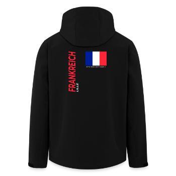 Lille - Recycelte Männer Softshell-Jacke von Stanley/Stella - Schwarz - Hinten - AI Model Male 185 light (185cm)