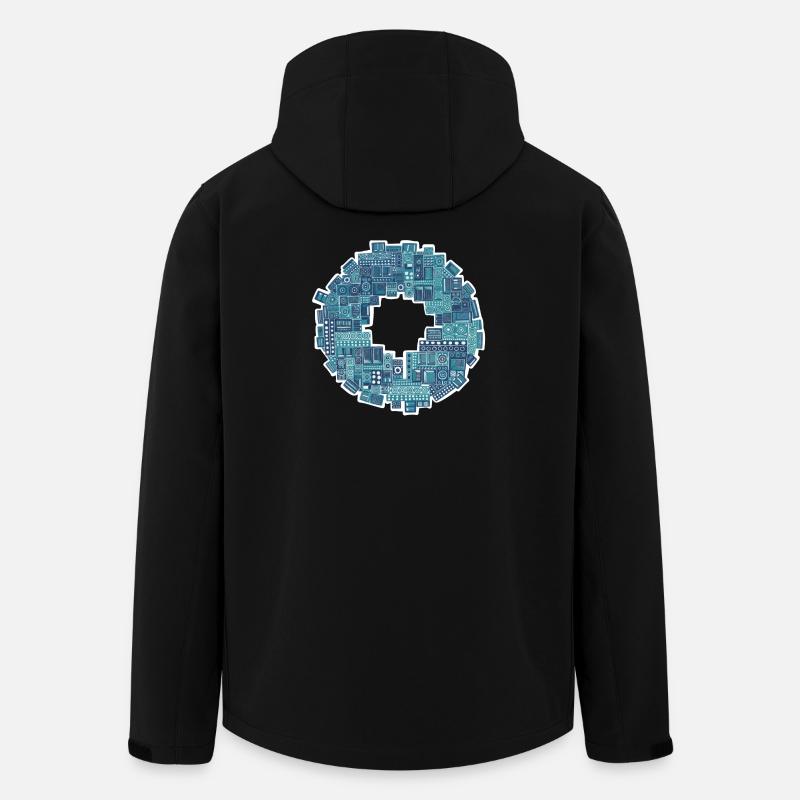 Soundsystem Reggae - Recycelte Männer Softshell-Jacke von Stanley/Stella - Schwarz