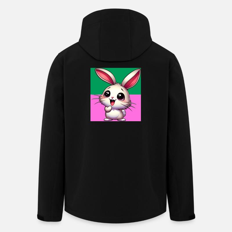 Kaninchen - Recycelte Männer Softshell-Jacke von Stanley/Stella - Schwarz