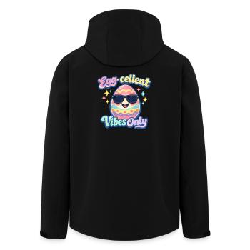 Voilà toi poussin, Pâques, Enfants, Poulet - Veste softshell homme en polyester recyclé Stanley/Stella - noir - Dos - AI Model Male 185 light (185cm)