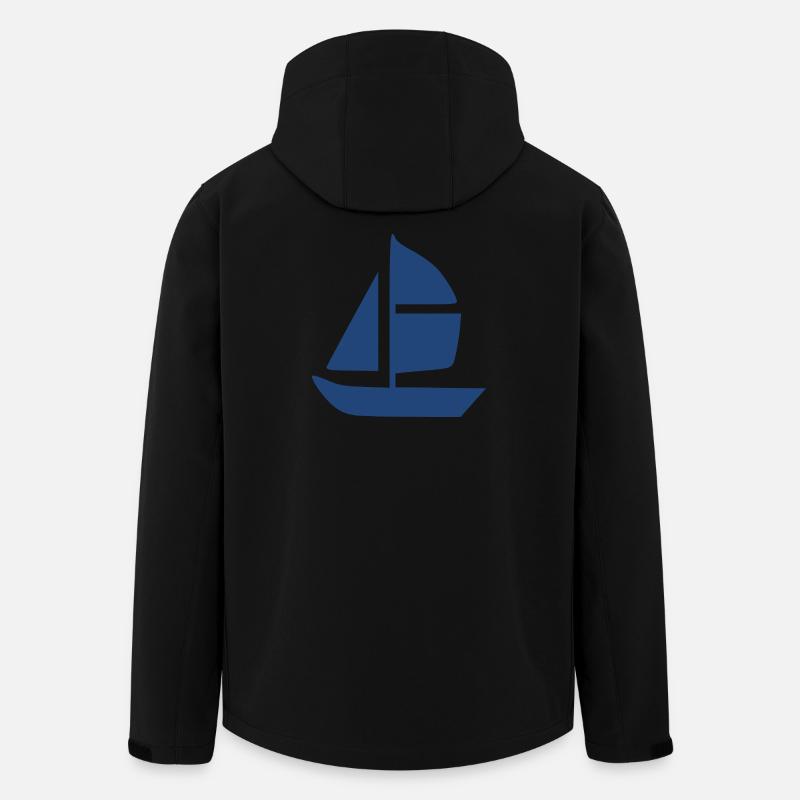 Sailboat Sailing Ship Sailing Gift - Men’s Recycled Softshell Jacket by Stanley/Stella - black
