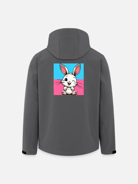 rabbit - Men’s Recycled Softshell Jacket by Stanley/Stella - black